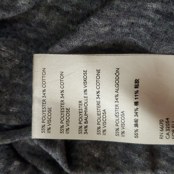 We The Free Effortless Short Sleeve T-Shirt in Charcoal Grey Size Small - Picture 8 of 11